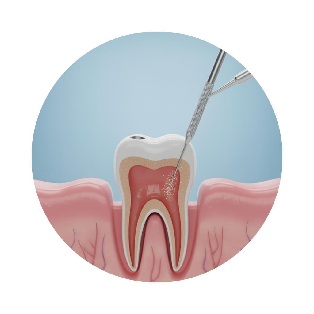Ícone de endodontia