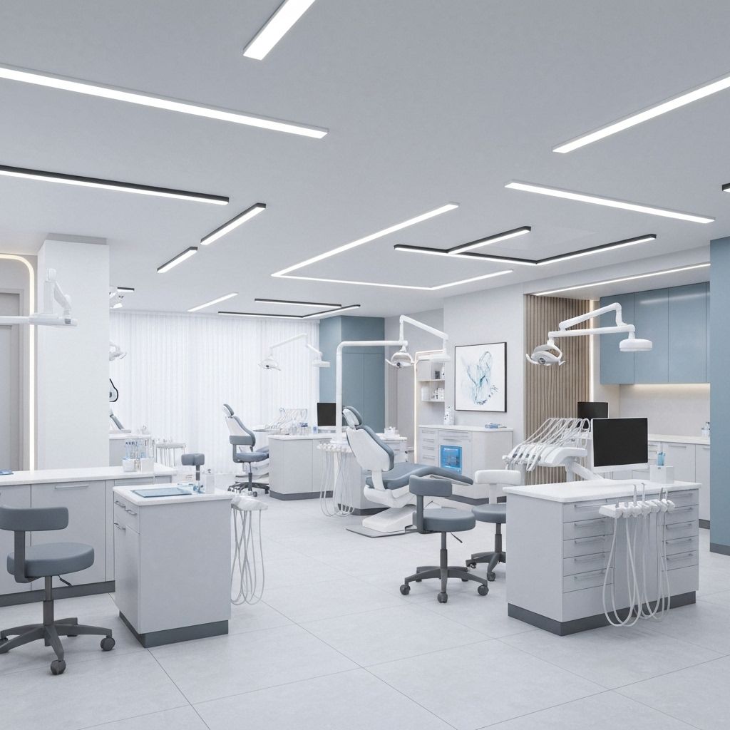 Render 3D dos serviços odontológicos da Clínica Sorriso